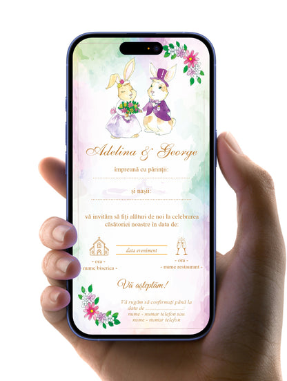 Invitatie Digitala de Nunta IDN02