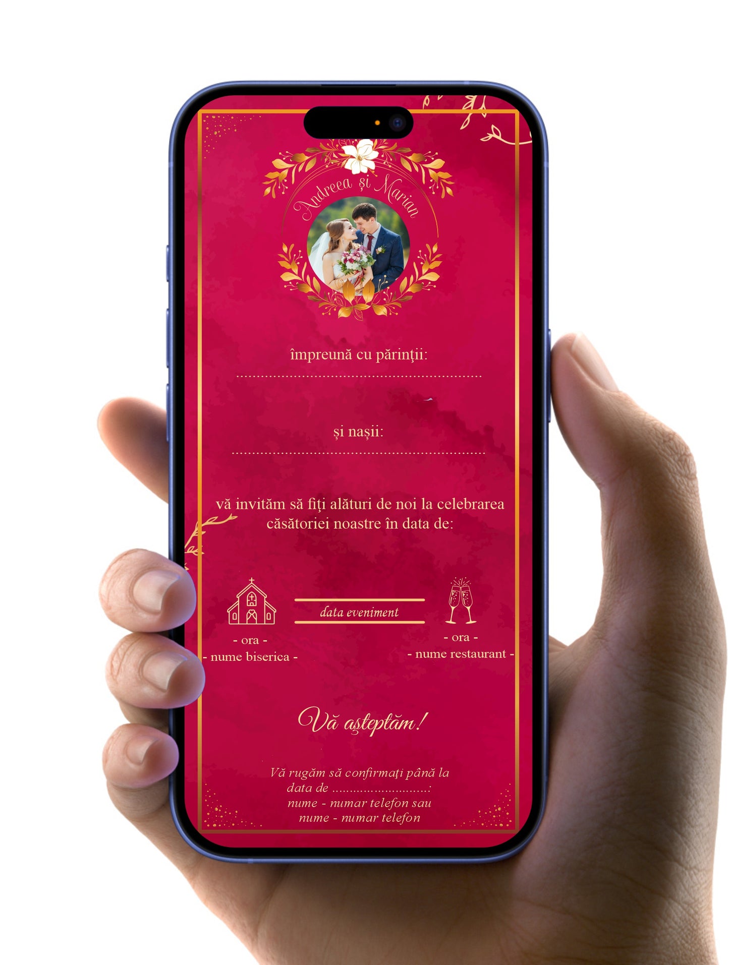 Invitatie Digitala de Nunta IDN05