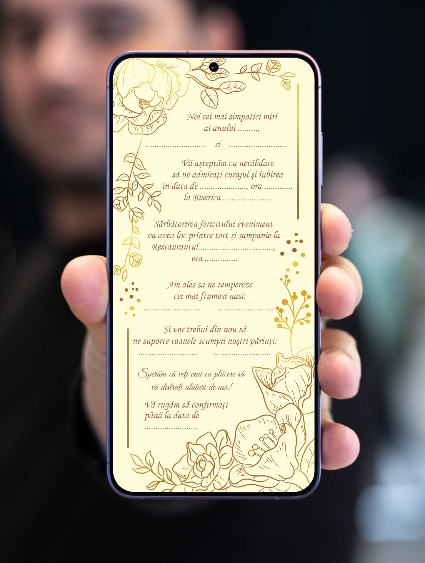 Invitatie Digitala de Nunta IDN07