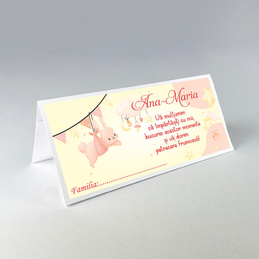 Place Card Botez PBB22