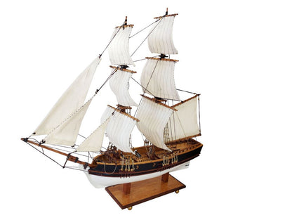 Brigantina, model de nava din lemn, Christine, 40 cm