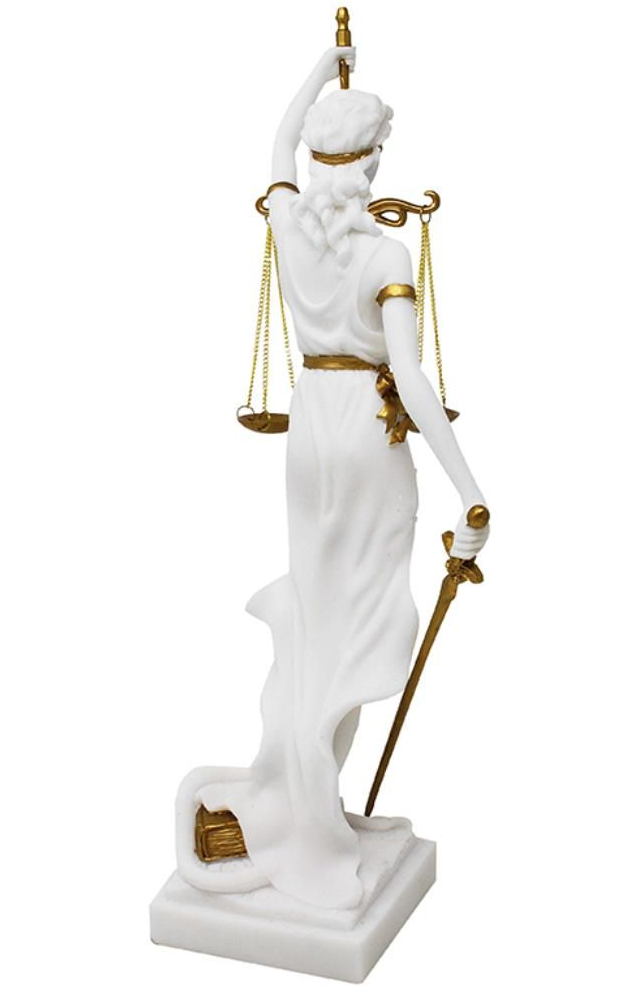 Figurina Themis, simbol al dreptului si justitiei, 35 cm